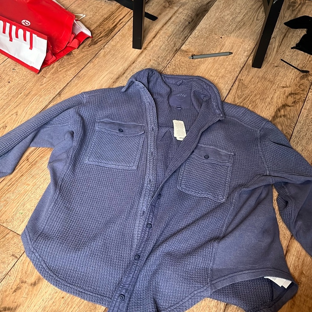 COPY - Aerie button up sweater